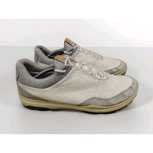 ECCO Biom Hybrid 3 Gore-Tex Golf Shoes Yak Leather Gray Men's 12